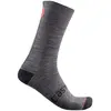 Paire de chaussettes castelli racing stripe 18 gris