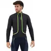 Veste Castelli Flight Air Rosso Corsa gris foncé vert lime électrique - XL