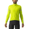Maillot Castelli Fondo 2 manche longue vert lime électrique argenté - L