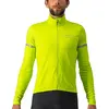 Maillot Castelli Fondo 2 manche longue vert lime électrique argenté - XL
