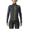 Veste Castelli Transition GORE-TEX INFINIUM  gris foncé jaune brillant...