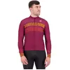 Maillot Castelli Unlimited Thermal manche longue rouge bordeaux jaune orange - XL