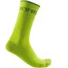 Paire de chaussettes castelli distanza 20 vert lime