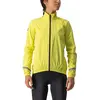 Veste fine imperméable Castelli Emergency 2 jaune brillant femme - XL