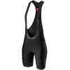 Castelli Prima Bibshort - Cuissard vélo femme Noir / Gris Foncé L