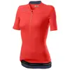 Maillot Castelli Anima 3 manche courte rose bleu foncé femme - M