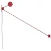 LUCEPLAN lampe murale applique COUNTERBALANCE D73N (Rouge - Aluminium)