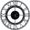 ARTI E MESTIERI horloge murale KOROS 70 (Noir - métal verni et verre)