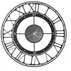 ARTI E MESTIERI horloge murale KOROS 50 (Noir - métal verni et verre)