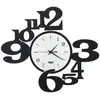 ARTI E MESTIERI horloge murale KING (Noir et blanc - Métal verni)