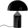 Oluce Lampe De Table Atollo Moyenne (Extérieur Noir, Intérieur Blanc...