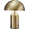 Oluce Atollo 239 Lampe de Table 2 x 75 W E27 Variateur Or