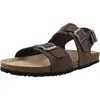 Geox Homme U Sandal Ghita A Sandales, Dk Coffee, 42 EU