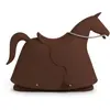 Magis Cheval À Bascule Pour Enfants Rocky (Marron - Polyéthylène)