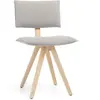 MAGIS set de 2 chaises TRAVE (Fidivi Torino 9111 - Tissu Cat.1 et frên...