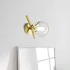miloox by Sforzin Applique murale Camely, or brossé/clair, 1 lampe