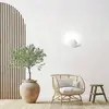 TECNICO by Sforzin Applique murale Patra, Ø 18 cm, blanc, plâtre, GX53