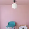 Sforzin Plafonnier Jugen, noir, à une lampe
