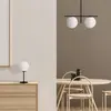 Sforzin Suspension Jugen, noire, à deux lampes