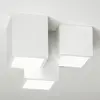 TECNICO by Sforzin Plafonnier Heraea avec trois carrés en plâtre