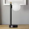 miloox by Sforzin Lampe à poser Pomì à 1 lampe avec sphère de verre