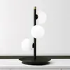 miloox by Sforzin Lampe à poser Pomì avec 3 sphères de verre