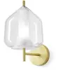 miloox by Sforzin Applique murale X-Ray, Ø 17 cm, transparent/doré, ve...
