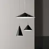 miloox by Sforzin Suspension Samoi, 3 lampes, métal, noir, décentré