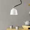 miloox by Sforzin Applique murale Neoretro, noir/laiteux, articulations, métal, verre