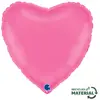 Non communiqué ballon aluminium cur 46cm rose bébé - grabo 18025bg-p