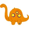 RueDeLaFete Ballon Aluminium 112 cm - Dinosaure Brontosaure