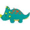 RueDeLaFete Ballon Aluminium 91 cm - dinosaure triceratops