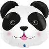 BALLON ALUMINIUM TÊTE DE PANDA 74CM
