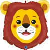 Safari Ballon Aluminium 74 cm - tete de lion