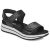 IGI&CO Femme D.sindy Sandale cale, Noir Noir laminé, 37 EU