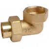Raccord union laiton coudé 90° à souder - F 3/4' - Ø 18 mm - Comisa