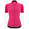 Maillot Santini Colore Puro manche courte rose framboise femme - Coupe Sleek - XL