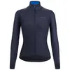 Santini Colore Puro Thermal Long Sleeve Jersey Bleu XL Femme