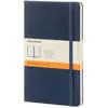 Moleskine Carnet classique grand format ligné Couverture rigide Bleu Saphir