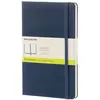 Moleskine Carnet classique à pages blanches grand format Couverture rigide Bleu Saphir