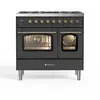 Piano Mixte Fratelli Fd09cnm3/mgb Anthracite Laiton