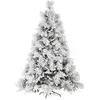 Sapin de Noël enneigé h210 branches 1148 en PE+PVC