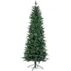 Sapin de Noël mince h210 branches 1432 en PE/PVC