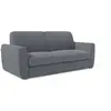 Divani.store Canapé convertible déhoussable et matelas H18 cm 202 cm bleu