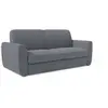 Divani.store Canapé convertible déhoussable et matelas H18 cm 222 cm bleu