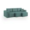 Divani.store Morfeo Canapé 3 assises - Bleu canard