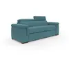 Divani.store Giunone Canapé convertible T02 200 cm - Bleu ciel