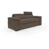 Divani.store Giunone Canapé Lit - 200 cm - Brun