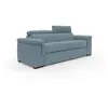 Divani.store Giunone Canapé convertible - Bleu pastel