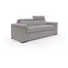 Divani.store Giunone Canapé convertible T02 200 cm - Gris clair